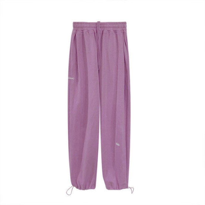 Loose sweatpants women's casual girdle pants autumn and winter gray high-waisted straight underpants Loose sweatpants women's casual girdle pants autumn and winter gray high-waisted straight underpants