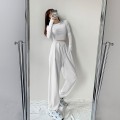 Loose sweatpants women's casual girdle pants autumn and winter gray high-waisted straight underpants Loose sweatpants women's casual girdle pants autumn and winter gray high-waisted straight underpants