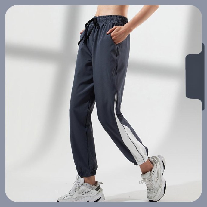 Sweatpants Women's pants thin spring and summer quick dry running fitness pants high waisted yoga pants casual wear