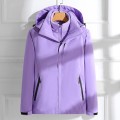 Punching jacket 3 in 1 removable ladies outdoor camping hiking windproof jacket waterproof hooded jacket