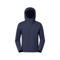 Windproof, waterproof and stain-proof hooded hardshell jacket with velvet soft-shell jacket outdoor camping climbing clothing