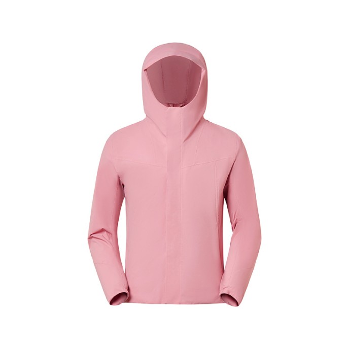 Windproof, waterproof and stain-proof hooded hardshell jacket with velvet soft-shell jacket outdoor camping climbing clothing