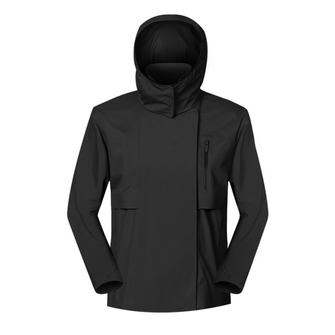 Women's short windbreaker Windproof breathable hardshell sports waterproof mountaineering clothing for women