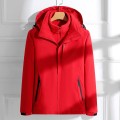 Punching jacket 3 in 1 removable ladies outdoor camping hiking windproof jacket waterproof hooded jacket