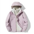 Punching jacket women's outdoor mountaineering clothing 3-in-1 jacket removable liner windproof waterproof jacket