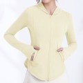 Ice Silk Cool Feeling Yoga Jacket Hooded Slim Section Sun Protective Clothes Women Summer Outdoor UV Sunscreen Yoga Top Ice Silk Cool Feeling Yoga Jacket Hooded Slim Section Sun Protective Clothes Women Summer Outdoor UV Sunscreen Yoga Top