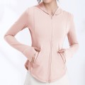 Ice Silk Cool Feeling Yoga Jacket Hooded Slim Section Sun Protective Clothes Women Summer Outdoor UV Sunscreen Yoga Top Ice Silk Cool Feeling Yoga Jacket Hooded Slim Section Sun Protective Clothes Women Summer Outdoor UV Sunscreen Yoga Top