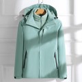 Punching jacket 3 in 1 removable ladies outdoor camping hiking windproof jacket waterproof hooded jacket