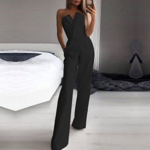 2025 Spring and Summer Chinese Long Dress New Chinese jumpsuit Slant waist temperament Commuter jumpsuit