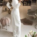 Long Dress New Chinese jumpsuit Slant waist temperament Commuter jumpsuit Long Dress New Chinese jumpsuit Slant waist temperament Commuter jumpsuit