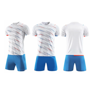 Wholesale Football Jersey Customize Logo Formal Soccer Jersey Comfortable Solid Short Sleeve for Men
