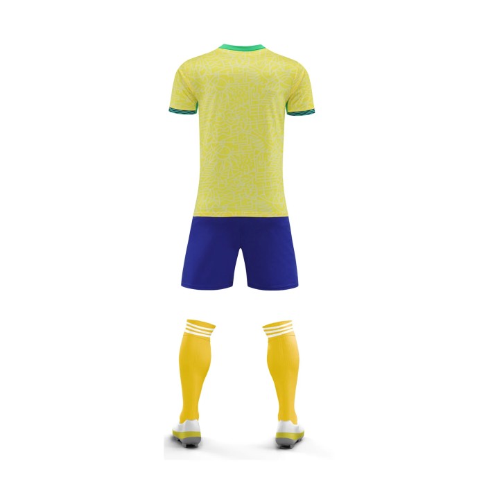 High Quality Softness Wholesale Football Jersey Yellow Short Sleeved Comfortable And Breathable Sports Jersey High Quality Softness Wholesale Football Jersey Yellow Short Sleeved Comfortable And Breathable Sports Jersey