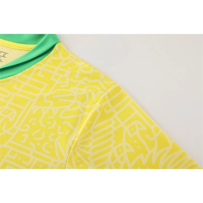 High Quality Softness Wholesale Football Jersey Yellow Short Sleeved Comfortable And Breathable Sports Jersey High Quality Softness Wholesale Football Jersey Yellow Short Sleeved Comfortable And Breathable Sports Jersey