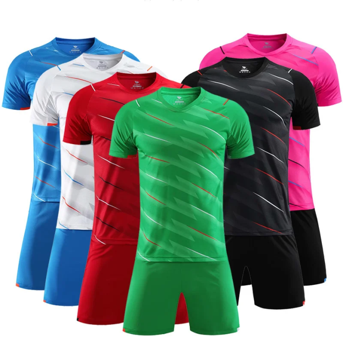Wholesale Football Jersey Customize Logo Formal Soccer Jersey Comfortable Solid Short Sleeve for Men Wholesale Football Jersey Customize Logo Formal Soccer Jersey Comfortable Solid Short Sleeve for Men