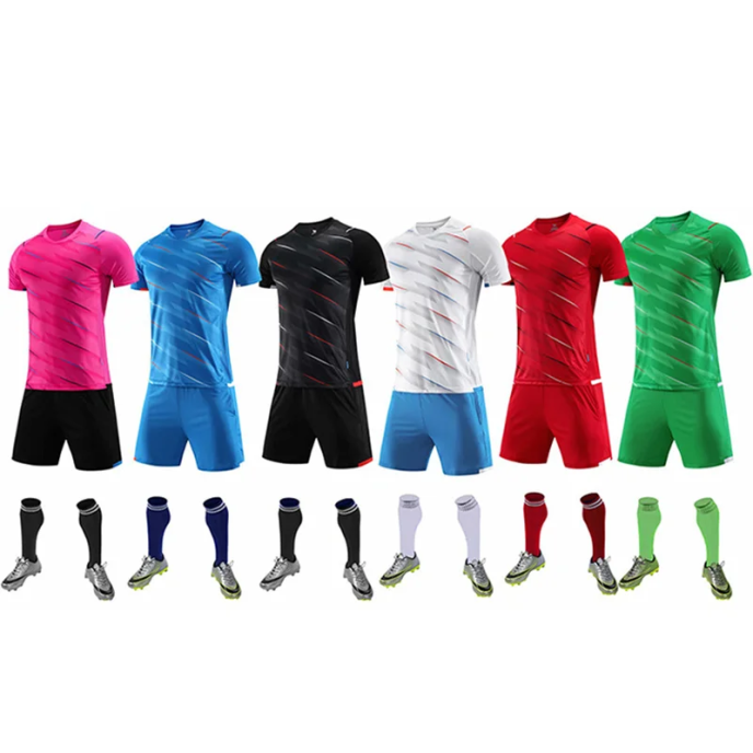 Wholesale Football Jersey Customize Logo Formal Soccer Jersey Comfortable Solid Short Sleeve for Men Wholesale Football Jersey Customize Logo Formal Soccer Jersey Comfortable Solid Short Sleeve for Men