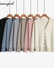 Knitted Oversize Cardigan Sweaters Female Tops