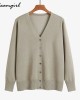 Knitted Oversize Cardigan Sweaters Female Tops