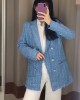 Women Suit Jacket Tweed Blazer Women Jacket