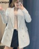 Women Suit Jacket Tweed Blazer Women Jacket