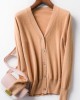 Cardigans Single Breasted V-neck Knitted Sweater Fashion Short Knitwear