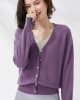 Cardigans Single Breasted V-neck Knitted Sweater Fashion Short Knitwear