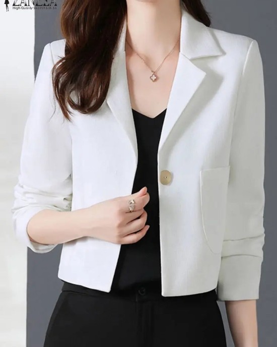 Stylish Women OL Work Blazer Autumn Elegant Office Lady Suits