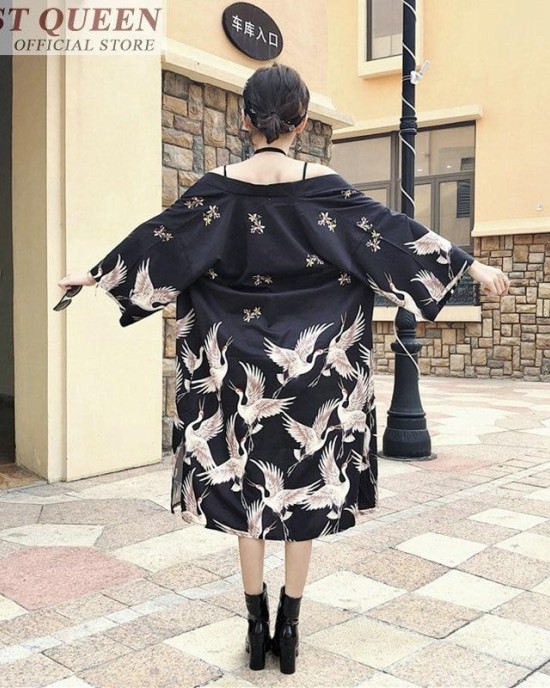 traditional long kimono cardigan cosplay blouse shirt