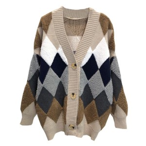 super knit cardigan thickening tide