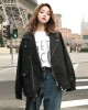 Fashion Oversized Coat Faux Leather Jacket