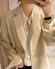 Solid Color Single Breasted Casual Blazers Jackets Office Work Suit