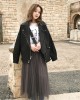 Fashion Oversized Coat Faux Leather Jacket