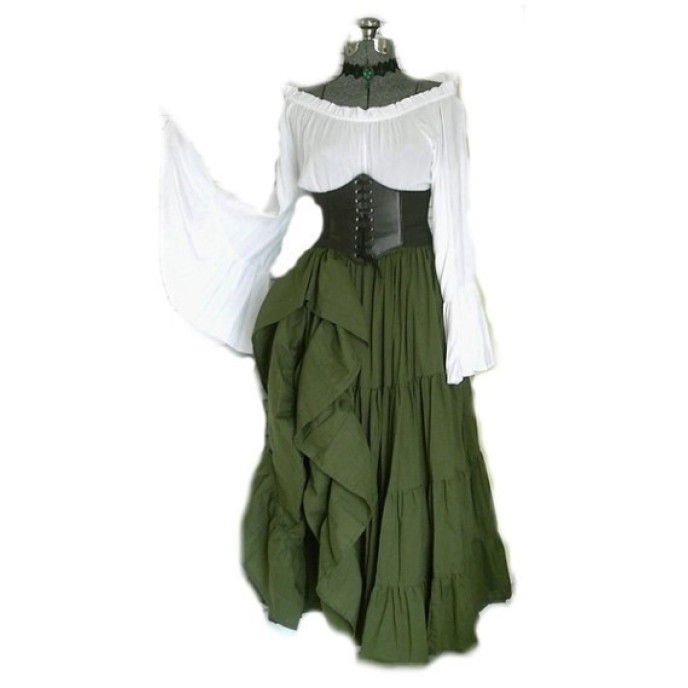 New party long sleeved dresses from Europe and America, medieval clothing from the Renaissance period for wome New party long sleeved dresses from Europe and America, medieval clothing from the Renaissance period for wome