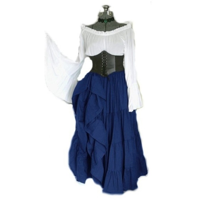 New party long sleeved dresses from Europe and America, medieval clothing from the Renaissance period for wome New party long sleeved dresses from Europe and America, medieval clothing from the Renaissance period for wome