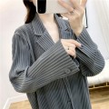 Autumn and winter new products with loose temperament, oversized long sleeved pleated suit jacket for women Autumn and winter new products with loose temperament, oversized long sleeved pleated suit jacket for women