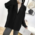 Autumn and winter new products with loose temperament, oversized long sleeved pleated suit jacket for women Autumn and winter new products with loose temperament, oversized long sleeved pleated suit jacket for women