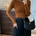 Wool blend yarn high elasticity autumn and winter versatile base sweater