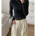 Wool blend yarn high elasticity autumn and winter versatile base sweater