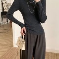 Wool blend yarn high elasticity autumn and winter versatile base sweater