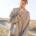Winter new product knit sweater loose oversized sweater jacket