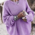 Winter new product knit sweater loose oversized sweater jacket