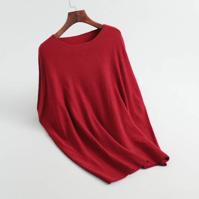 One shoulder knitted short sleeved temperament women's fashion commuting ladies wear women's T-shirts